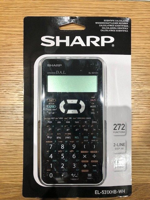 Accounting の試験で使用する電卓