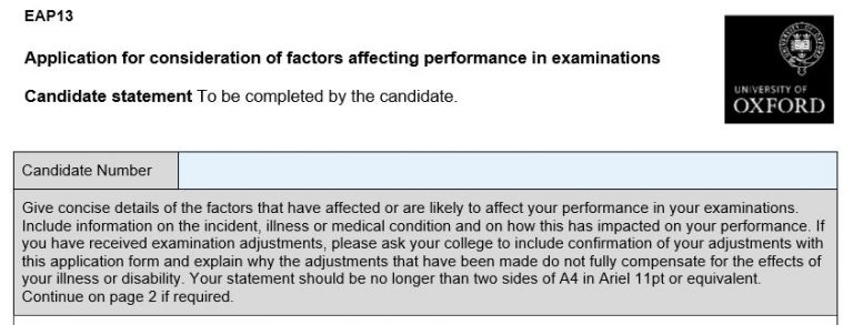 EMBA ペーパー試験追加措置 – Factors affecting performance